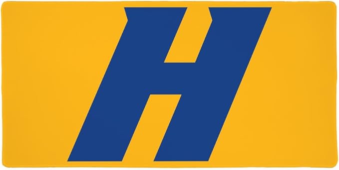 Hofstra University Pride Primary Logo Large Gaming Mouse Pad Desk Mat with Stitched Edges Non-Slip Base for Gamer Home and Office 31.5 x 15.7