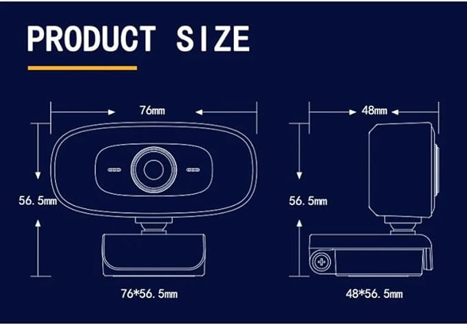 High Definition 4K Network Camera with Microphone Interface Suitable for on-site Video Conference Laptops