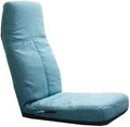 ELEFOCUS Foldable Floor Chair with 42-Way Adjustable backrest 14-Way Adjustable headrest Lazy Sofa Meditation Chair Window Chair(/Blue)