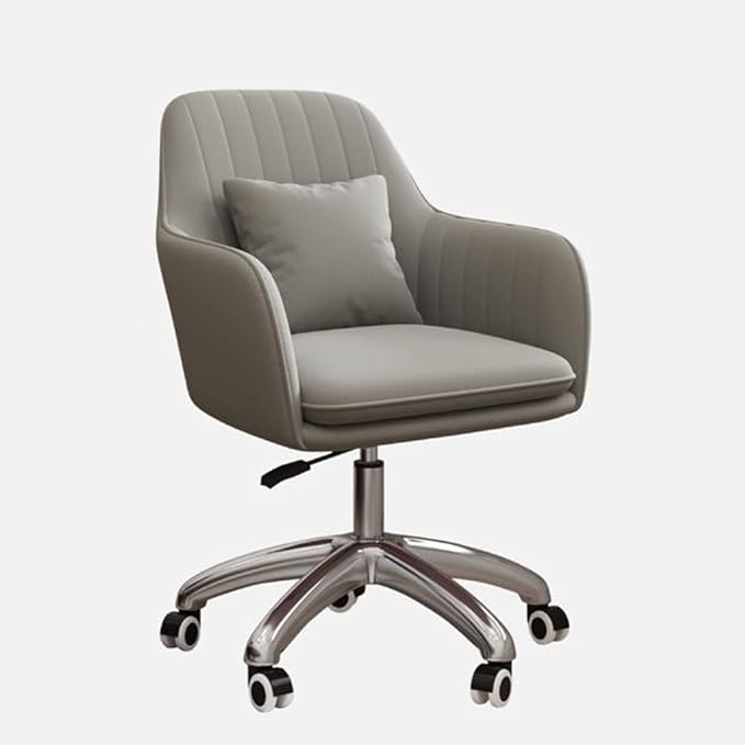Office Chair Gaming Chair Computer Chair Computer Chair Home Office Chairs Modern Simplicity Gaming Chair Fashion Casual Desk Chair Bedroom Backrest Computer Armchair (Color : Grau)