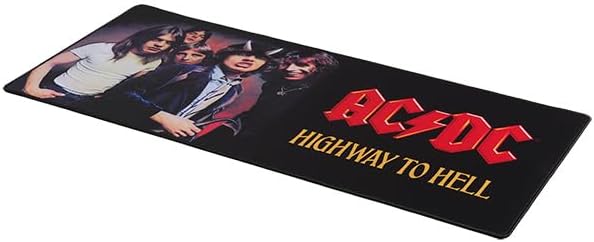 SUBSONIC - AC/DC Mouse Pad 35 in x 15.7 in - Gift ACDC Gaming Desk pad 90 cm x 40 cm - Official Licensed