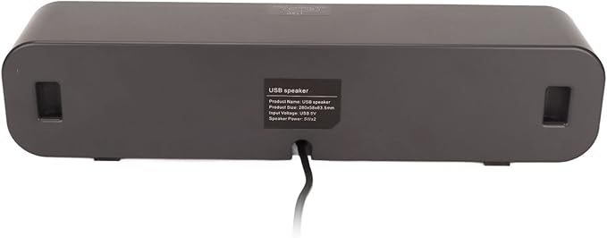 ANGGREK USB Computer Speaker Stylish Stereo Computer Speaker RGB Effect 2 Channel Noise for Desktop Computers