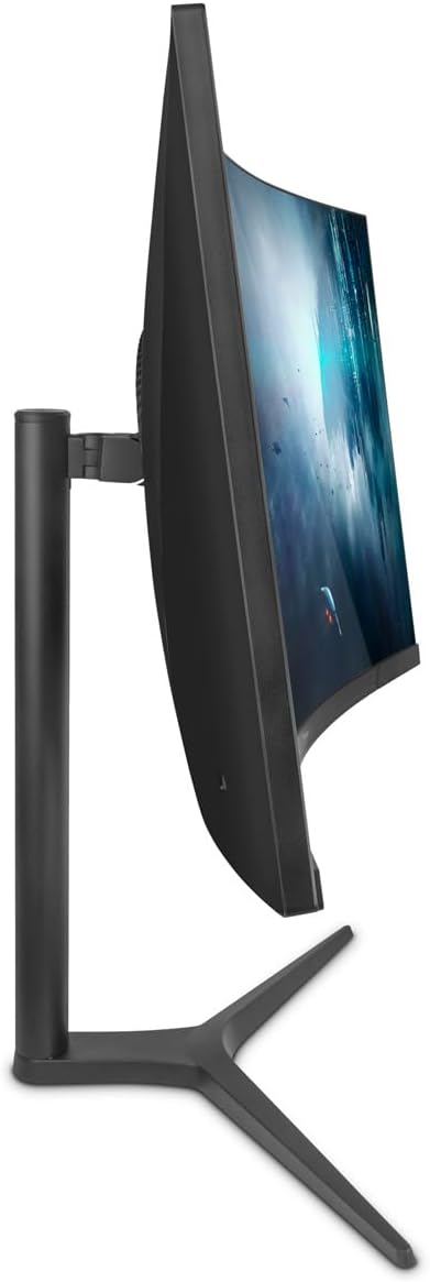 YEYIAN 34” Ultrawide Curved Gaming Monitor 180Hz 1ms WQHD 3440×1440 1500R VA Panel sRGB 129% DCI‑P3 92% FreeSync HDR10 HDMI×2 DP1.4×2 Tilt Adjustable