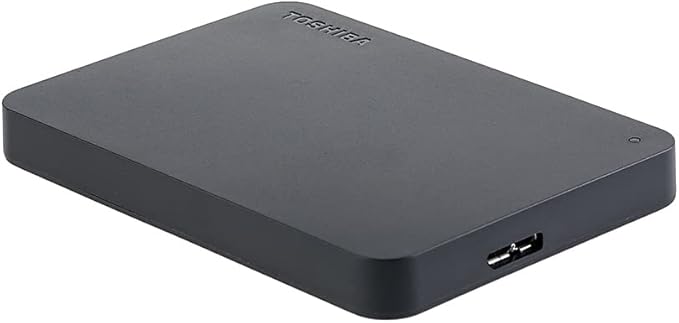 Toshiba Canvio Basics 1TB Portable External Hard Drive USB 3.0 Black - HDTB410XK3AA