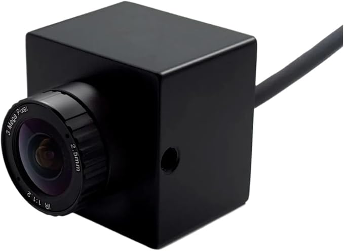 2mm Wide Angle Fisheye Lens Square Mini Camera Surveillance 2 4MP HD Video for Industry Security IP Camera