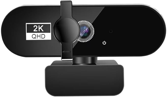 High-Definition USB Camera 1080P/2K/4K for Online Teaching and Live Streaming - Plug-and-Play for Video Calls and Remote Meetings