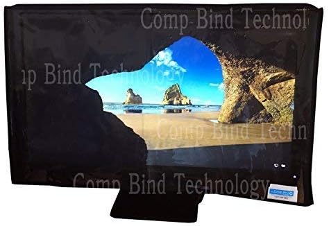 Comp Bind Technology Waterproof Cover for LCD 27'' Monitor Front Transparent Anti Static and Strong Cover Dimensions 25.1''W x 2.25''D x 14.9''H
