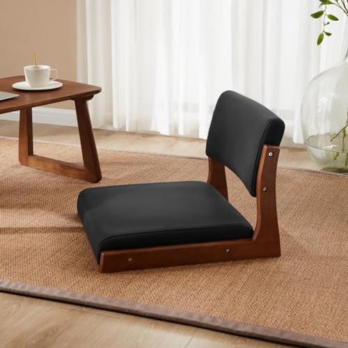 BTZHY Floor Chair Tatami Chair Accent Furniture Meditation Floor Chair Living Room Chair Floor seat Portable Japanese Legless Chair Lazy Sofa for Bay Window Meditation Reading