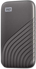 Western Digital 500GB My Passport SSD Portable External Solid State Drive Gray Sturdy and Blazing Fast Password Protection with Hardware Encryption - WDBAGF5000AGY-WESN