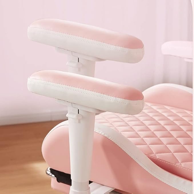 Office Chair Gaming Chair Computer Chair Ergonomic Leather Chair Girls Home Office Comfortable Game Swivel Chair Gamer Live Computer Chair (Color : D Size : Talla �nica)