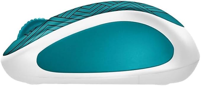Logitech Design Collection 910-005838 Wireless Optical Mouse Teal Maze