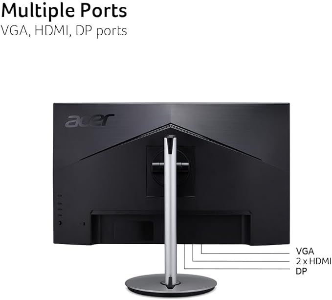 acer CB272U Ebmiiprx 27 WQHD 2560 x 1440 Home Office Monitor | AMD FreeSync | 1ms VRB | 100Hz | Zero Frame | Height Adjustable Stand with Swivel Tilt &amp Pivot (Display Port 1.2 &amp 2 x HDMI 2.0