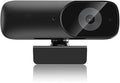 GIZNXBA Webcam with Microphone 1080p USB Webcam for Laptop Wide-Angle Lens Autofocus Noise-Reducing Auto Light Correction for Streaming Video Calls Gaming(1080P)