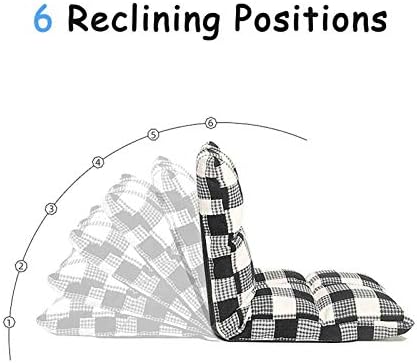 BTZHY Floor Chair Indoor Adjustable Floor ChairFloor Chair Back Cushion Made of Highly Elastic Foam Padded Seat Cushions for Meditation Seminars Yoga TV Watching or Gaming