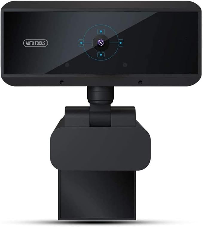 HD USB Webcam Auto Focus1080P Webcam with 360-Degree Swivel Noise Reduction Microphone Plug and Play USB Network Camera Video Calling and Recording for Computer Laptop