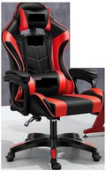 Computer Chair Gaming ChairComputer ChairLeather Office Chair Light Gamer Chair Swivel Gaming Chair Chair (Basic Red One Size)