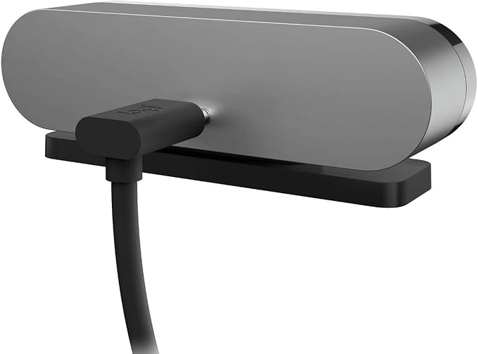 Logitech Logi 4K Pro Magnetic Webcam for Pro Display XDR Video Calling Conferencing Recording Zoom and Microsoft Teams Ultra HD Pro Streaming Web Camera (Renewed) Black