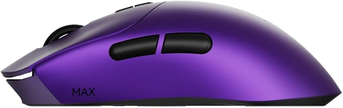 Rapoo VT MAX Lightweight Wireless Gaming Mouse PAW3950 Ultimate Sensor750H Battery Life 8K Polling 45K DPI Dual-Mode 2.4G/USB-C Esports Grade Performance Mouse for PC/Mac (VT7 MAX Purple)