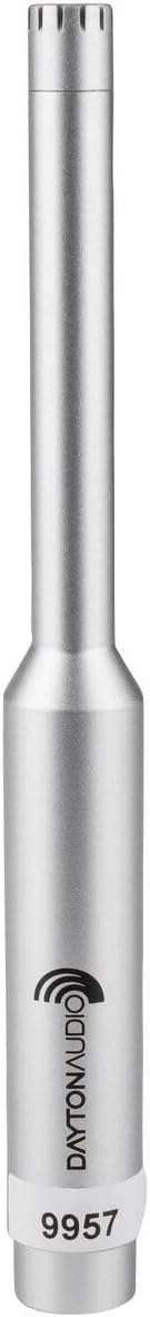 Dayton Audio EMM-6 Precision Omnidirectional Electret Condenser Microphone for Room Acoustic Analyzers and Audio Measurement Systems Calibration Data File with Response Graph Included