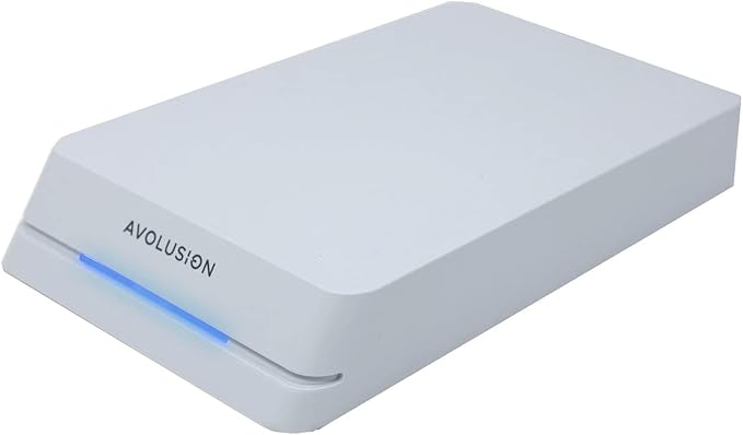 Avolusion HDDGear Pro 6TB 7200RPM USB 3.0 External Gaming Hard Drive (for PS5) White (Renewed)