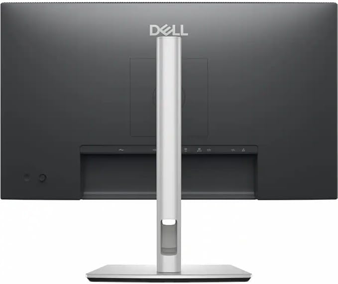 Dell P2425DE 24 QHD Monitor 100Hz 1500:1 Contrast Ratio 99% sRGB Anti-Glare USB C HDMI USB-A VGA DisplayPort RJ45 Ethernet Port Height Tilt Swivel Pivot Silver