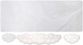Gaming Desk Mat with Keyboard Wrist Rest Set 4 in 1 Large Mouse Pad &amp Cloud Keyboard Wrist Rest&amp Mouse Wrist Rest&ampCoaster Comfort and Support for Typing and Gaming(White)