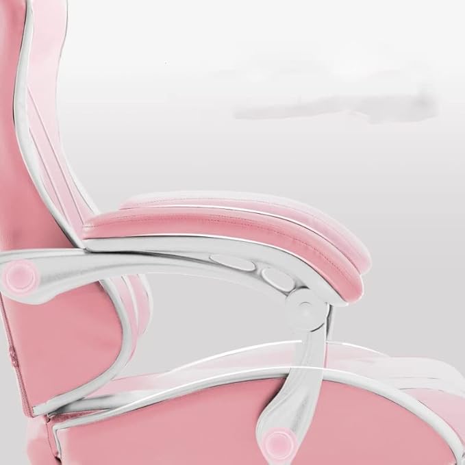 Office Chair Gaming Chair Computer Chair Office Game Chair Ergonomic Game Chair Adjustable Height Oblique Horizontal Office Chair (Color : Argento Size : Light Grey)