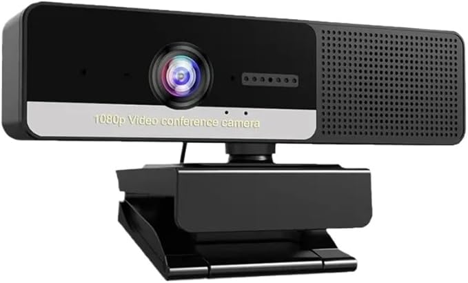 Webcam 1080P Web Camera with Speaker Microphone Cam for PC Computer Live Broadcast Laptop