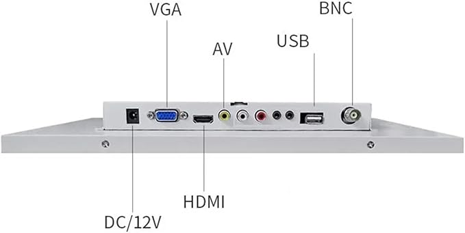 1pc Open Frame Style White Color 10.1 Inch 1280x800 Metal Touch Monitor with AV BNC VGA HDMI USB Interface(Capacitive Touch)