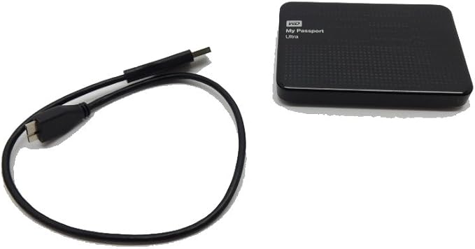(Old Model) WD My Passport Ultra 1 TB Portable External USB 3.0 Hard Drive with Auto Backup Black
