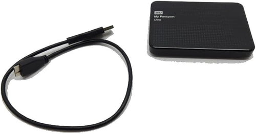 (Old Model) WD My Passport Ultra 1 TB Portable External USB 3.0 Hard Drive with Auto Backup Black