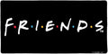 Friends Logo White Large Gaming Mouse Pad Desk Mat with Stitched Edges Non-Slip Base for Gamer Home and Office 31.5 x 15.7