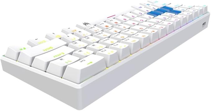 acer Predator Aethon 330 Gaming Keyboard|Space-Saving 61-Key Design|100% Anti-Ghosting with N-Key Rollover|Kailh Blue Switches|Personalized RGB Lighting | Dual Mode - Wired &amp Bluetooth (Pack of 1