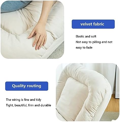 Floor Chair Indoor Adjustable Floor ChairLazy Sofa BedFoldable High Back Floor Gaming Chair | Lazy Sofa Couch Bed For Teens &amp Adults | Soft Cushioned | Accent Bean Bag Couch For Bedroom Salon