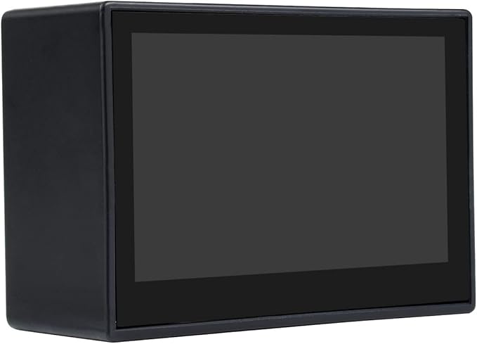 Waveshare 4.3 Inch Touch Screen DSI LCD with Case for Raspberry Pi 4B 800×480 Resolution Monitor IPS Capacitive Screen Support Raspbian/Ubuntu/Kali/Retropie/WIN10 IoT