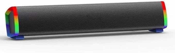 RGB Computer Speaker Full-Rang Speakers TF Card AUX Input for PC Laptop Phone