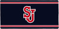 St Johns University Red Storm Primary Logo Stripes Large Gaming Mouse Pad Desk Mat with Stitched Edges Non-Slip Base for Gamer Home and Office 31.5 x 15.7