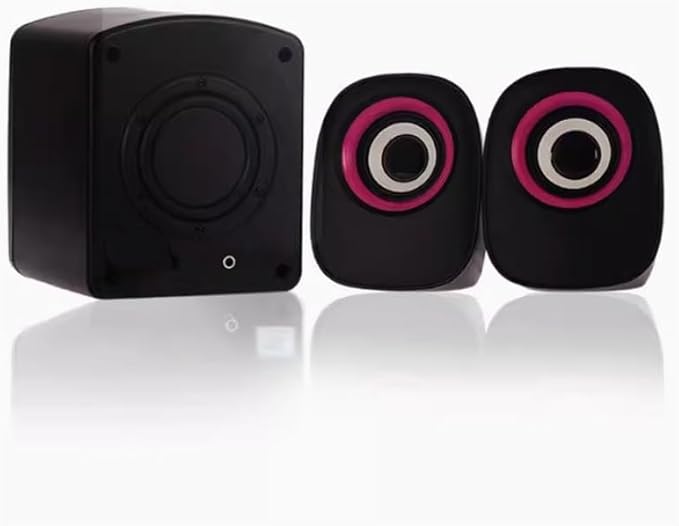 JSEIAJB Computer Audio Desktop Home Speaker Laptop Heavy Subwoofer Wired Small Mini Desktop Speaker(D)