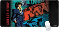 Skinit Extra Large Gaming Mouse Pad - Officially Licensed Cowboy Bebop Poster Design with Stitched Edges Waterproof Non-Slip Rubber Base Desk Mat for Keyboard &amp Mouse 35.75 x 15.4 inches
