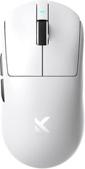 Hyekit MCHOSE A7 Ultra Wireless Esports Gaming Mouse Wireless/Wired Dual 8K Polling 42000 DPI PAW3950 Optical Sensor 59g Lightweight 5 Programmable Buttons 130 Hr Battery for PC &amp Mac - Wh