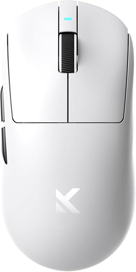 Hyekit MCHOSE A7 Ultra Wireless Esports Gaming Mouse Wireless/Wired Dual 8K Polling 42000 DPI PAW3950 Optical Sensor 59g Lightweight 5 Programmable Buttons 130 Hr Battery for PC &amp Mac - Wh