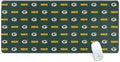 Skinit Extra Large Gaming Mouse Pad - Officially Licensed NFL Green Bay Packers Blitz Series Design with Stitched Edges Waterproof Non-Slip Rubber Base Desk Mat for Keyboard &amp Mouse