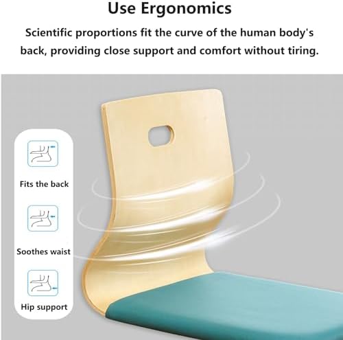 BTZHY Floor Chair Portable Tatami Chair with Back Support Meditation Floor Chair Portable Japanese Legless Chair Wooden Lazy Sofa Bay Window Balcony Living Room Chair Floor Seat 37 x