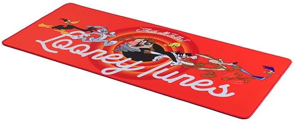 Looney Tunes XXL Mouse Pad 35 in x 15.7 in - Gift Looney Tunes Gaming Desk pad 90 mm x 40 mm - Official Licensed