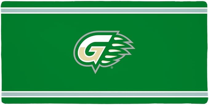 Georgia Gwinnett College Primary Logo Stripes Large Gaming Mouse Pad with Stitched Edges Non-Slip Base for Gamer Home and Office 31.5 x 15.10