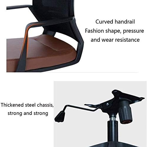Office Chair Gaming Chair Computer Chair Executive Adjustable Office Chair Ergonomic Computer Chair Ergonomic Backrest Swivel Chair (Color : Rosso)
