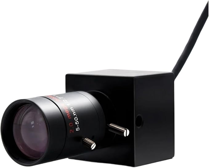 MP Mini POE IP Camera with 2 12 5 50mm M12 Manual Zoom Lens HD Industrial Surveillance Home Security Video Webcam