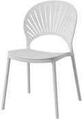 Adjustable Office Computer Chair with Armrest Dining Chair Backrest Home Outdoor Creative Leisure(White)