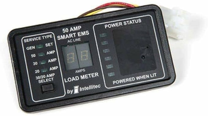 0000903150 50 Amp Smart EMS Monitor Panel Black