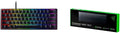 Razer Huntsman Mini 60% Gaming Keyboard + Ergonomic Wrist Rest for Mini Keyboards Bundle: Linear Optical Switches - Classic Black